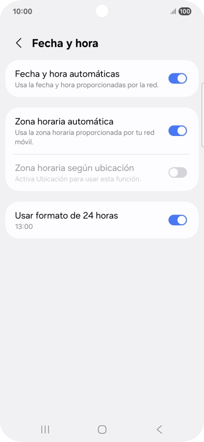 Pulsa la tecla de inicio para terminar y regresar a la pantalla de inicio.