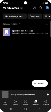 Pulsa la lista desplegable.