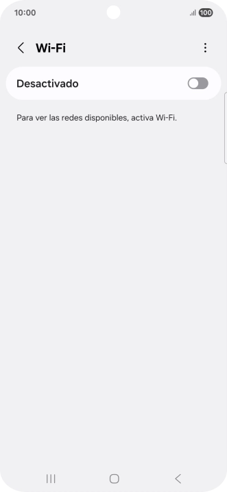 Pulsa el indicador para activar la función.