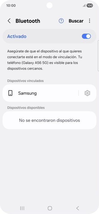 Pulsa la tecla de inicio para terminar y regresar a la pantalla de inicio.