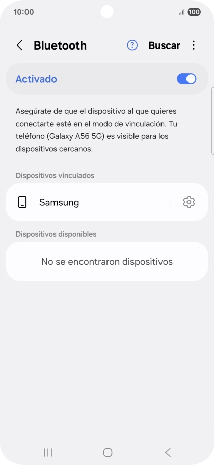 Pulsa la tecla de inicio para terminar y regresar a la pantalla de inicio.
