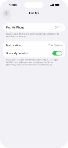 Press Find My iPhone.