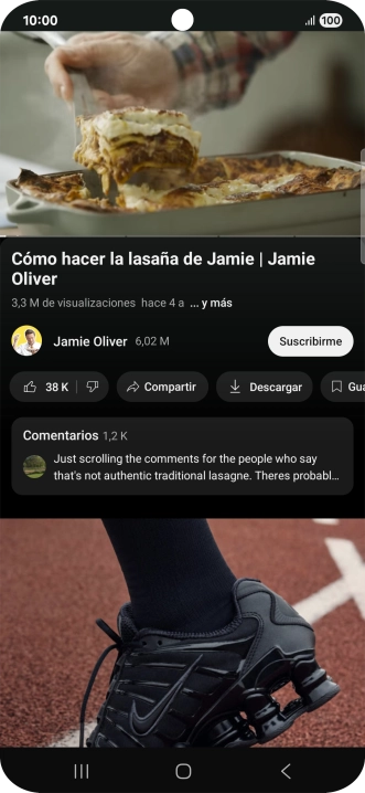 Pulsa la tecla de inicio durante unos instantes para activar Gemini.