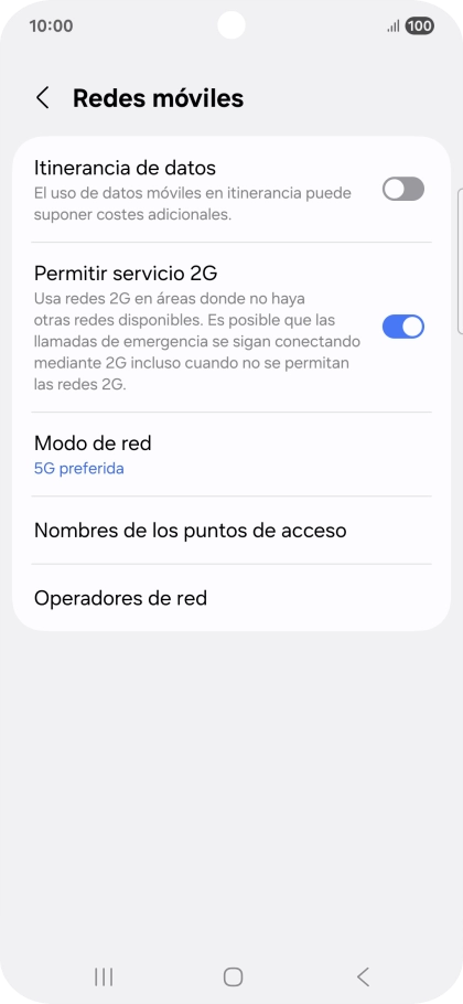 Pulsa el indicador junto a 