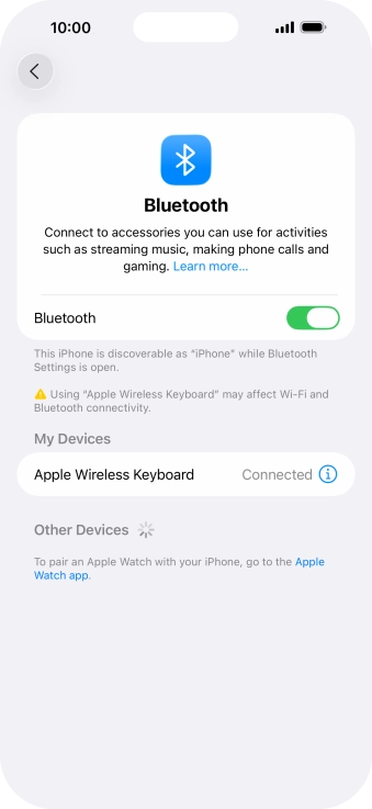 Slide your finger upwards starting from the bottom of the screen to return to the home screen.