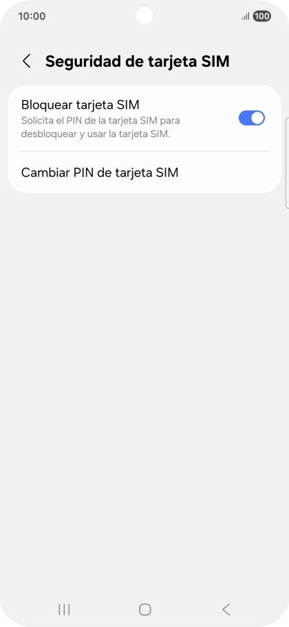 Pulsa el indicador junto a 