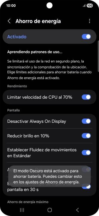 Pulsa la tecla de inicio para terminar y regresar a la pantalla de inicio.