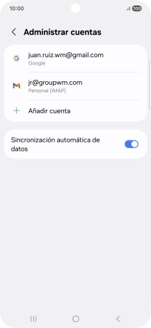 Pulsa el indicador junto a 