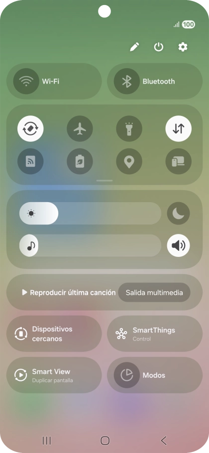 Pulsa el icono de ajustes.