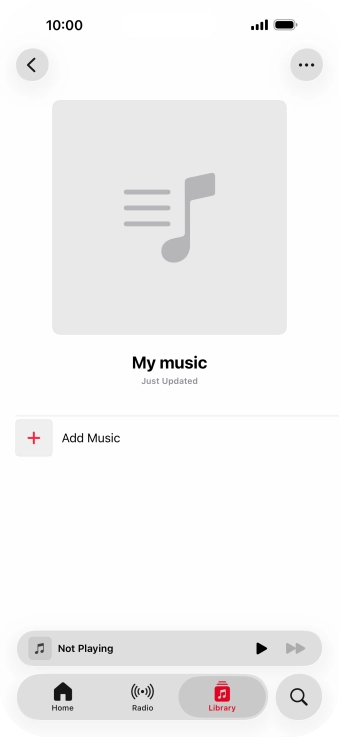 Press Add Music.