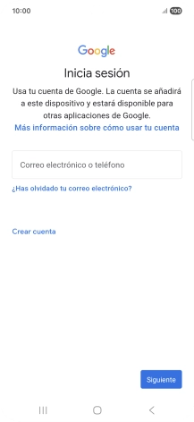 Si no tienes una cuenta de Google, pulsa Crear cuenta y sigue las indicaciones de la pantalla para ver cómo crear una cuenta nueva.