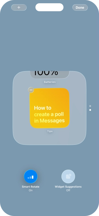 Press Smart Rotate to turn the function on or off.