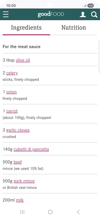 Desplázate a la imagen deseada.