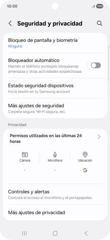 Pulsa Más ajustes de seguridad.