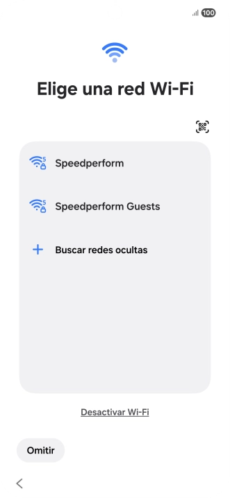 Pulsa la red wifi deseada.