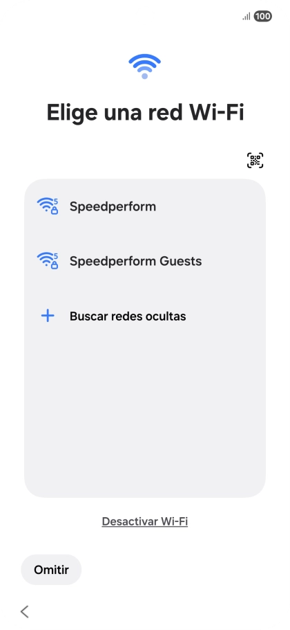 Pulsa la red wifi deseada.