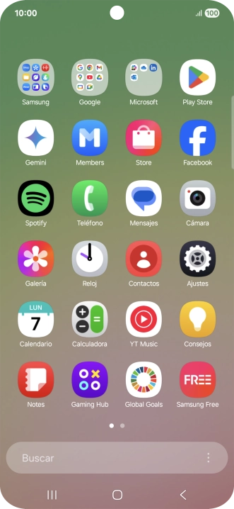 Pulsa Gemini. Si el teléfono lo solicita, sigue las indicaciones de la pantalla para activar la función.