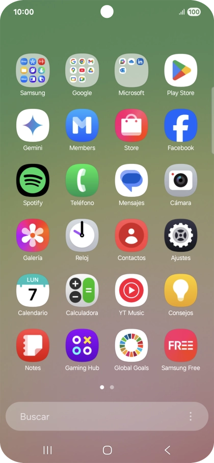 Pulsa Gemini. Si el teléfono lo solicita, sigue las indicaciones de la pantalla para activar la función.