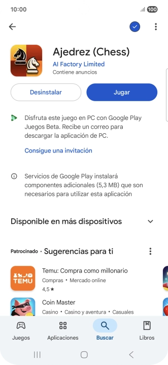 Pulsa la tecla de inicio para terminar y regresar a la pantalla de inicio.