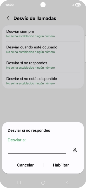 Introduce +34600132000 y pulsa Habilitar.