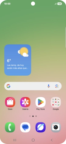 Cuando el icono de carga de batería aparece en la pantalla, el teléfono se está cargando.