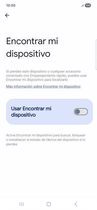 Pulsa el indicador junto a 