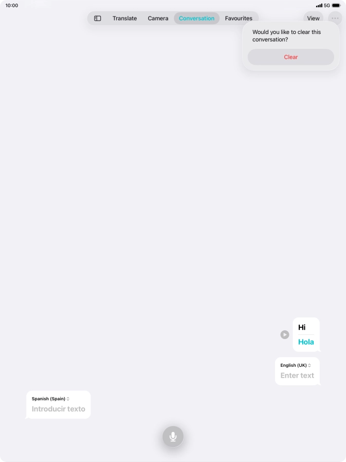 Press Clear. Press Clear.