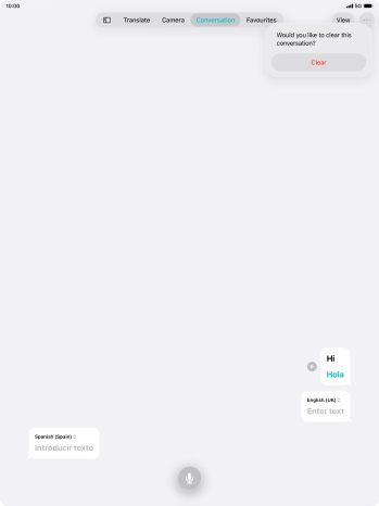 Press Clear. Press Clear.