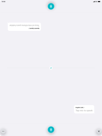 Press the end icon to end two-way view. Press the end icon to end two-way view.