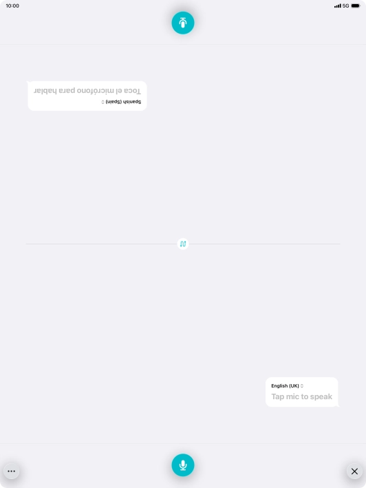 Press the end icon to end two-way view. Press the end icon to end two-way view.