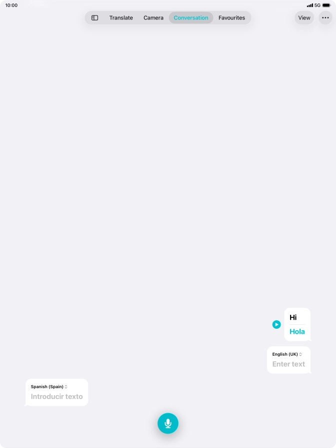 Press the menu icon. Press the menu icon.