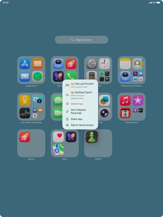 Press Don't Require Passcode. Press Don't Require Passcode.