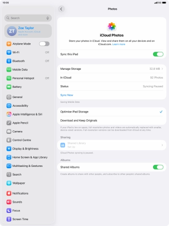 Press the indicator next to Press the indicator next to