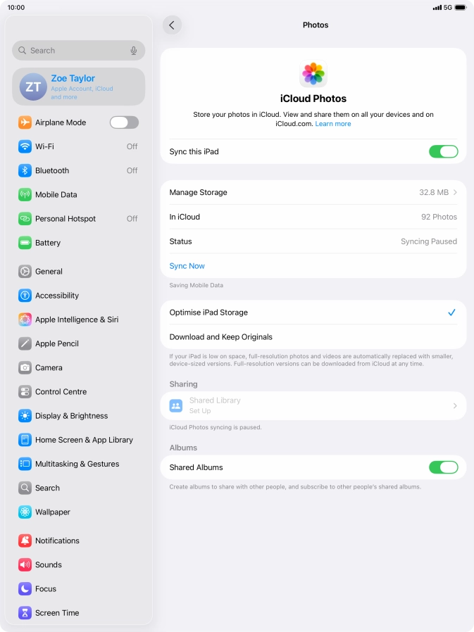 Press the indicator next to Press the indicator next to