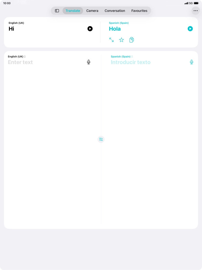 Press the screen size icon. Press the screen size icon.