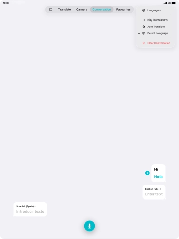 Press Clear Conversation. Press Clear Conversation.