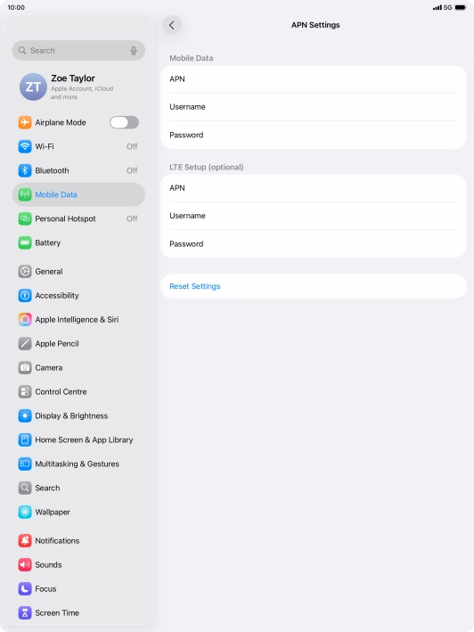 Press APN and key in wap.vodafone.co.uk. Press APN and key in wap.vodafone.co.uk.