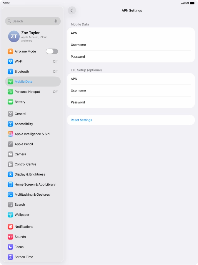 Press APN and key in wap.vodafone.co.uk. Press APN and key in wap.vodafone.co.uk.