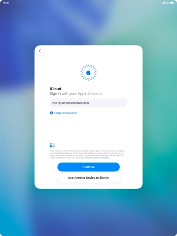 Press Continue. Press Continue.