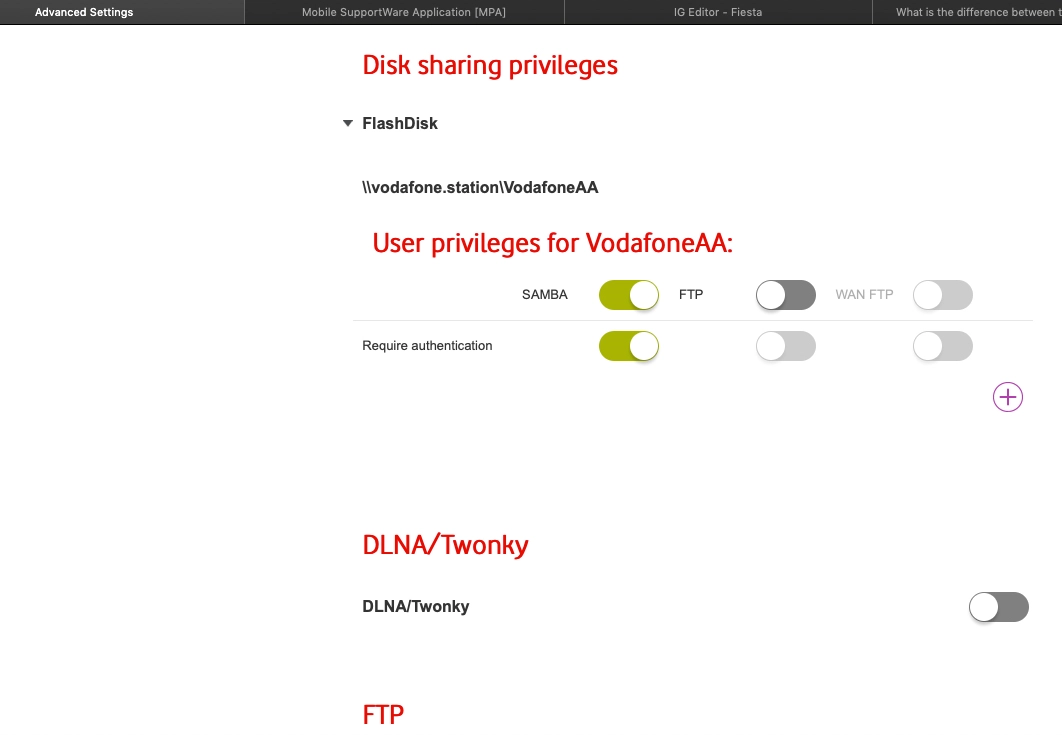 Click the add user rights icon.