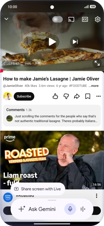 Press the add icon. Press the add icon.