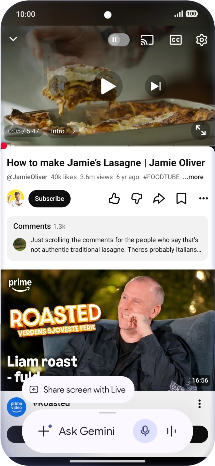 Press the add icon. Press the add icon.