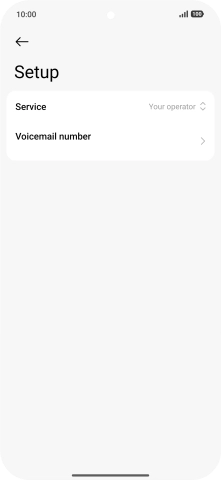 Press Voicemail number.