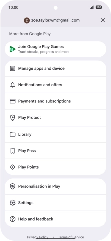Press Manage apps and device.