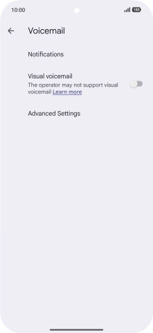 Press Advanced Settings.