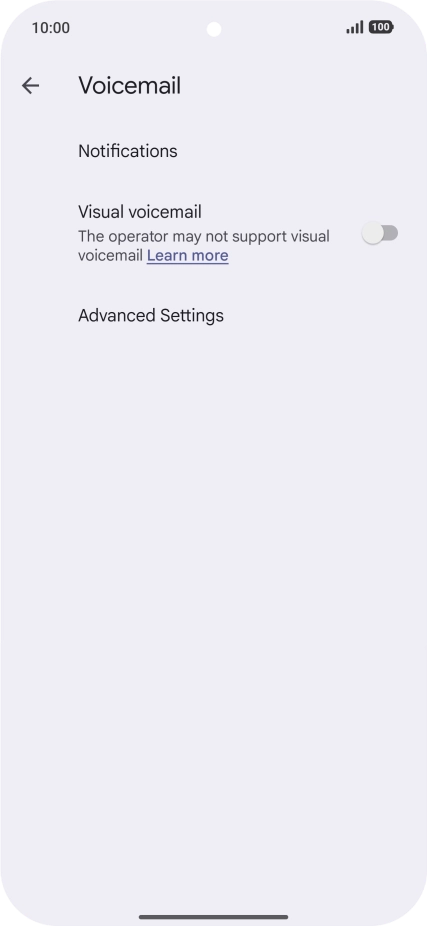 Press Advanced Settings.