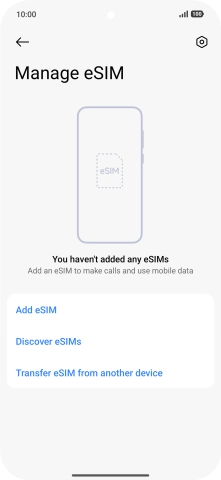 Press Add eSIM.
