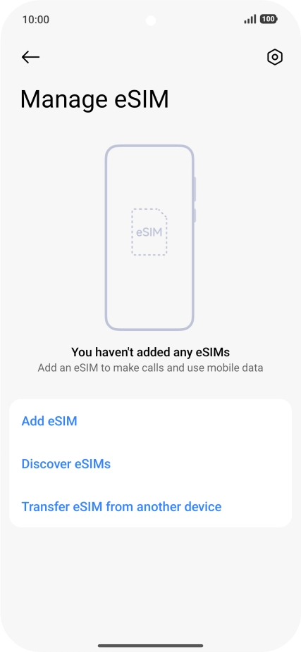 Press Add eSIM.