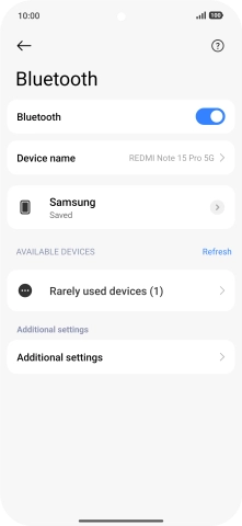 Slide your finger upwards starting from the bottom of the screen to return to the home screen.
