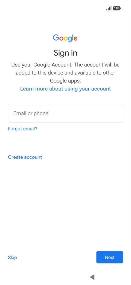 Follow the instructions on the screen to finish the activation. Follow the instructions on the screen to finish the activation.